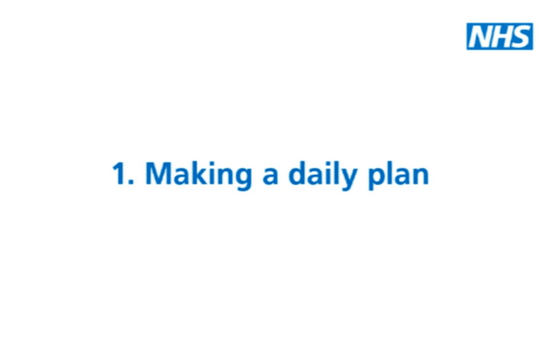 Thumbnail for Depression: Making a daily plan