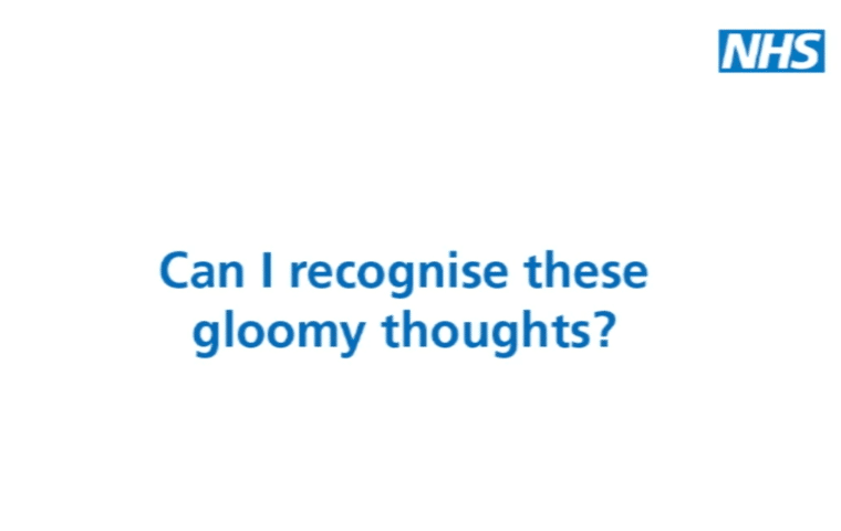 Thumbnail for Can I recognise these gloomy thoughts?