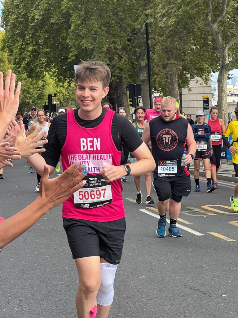 SignHealth runner Ben Selfe