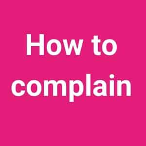 How to complain